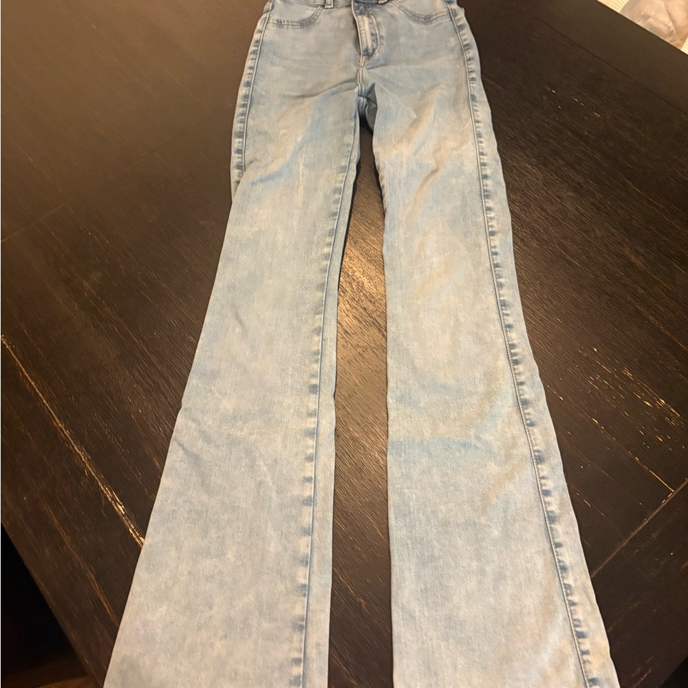 FITJEANS Light Wash Flare Jeans